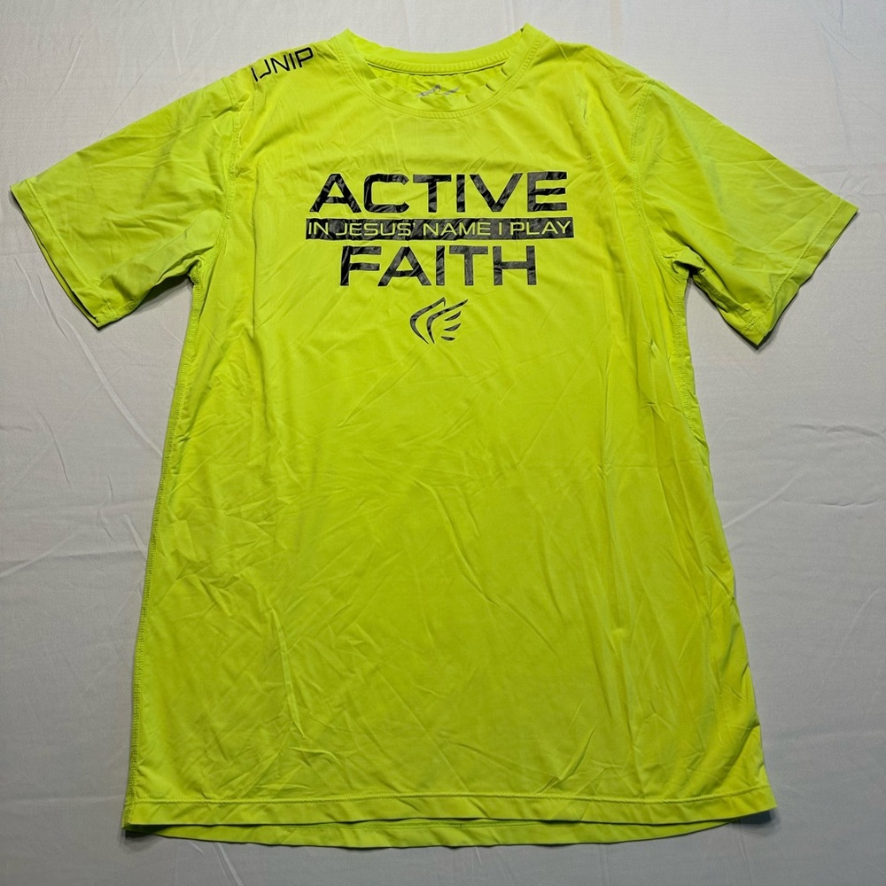 Active Faith Tee Shirt - In Jesus Name I Play